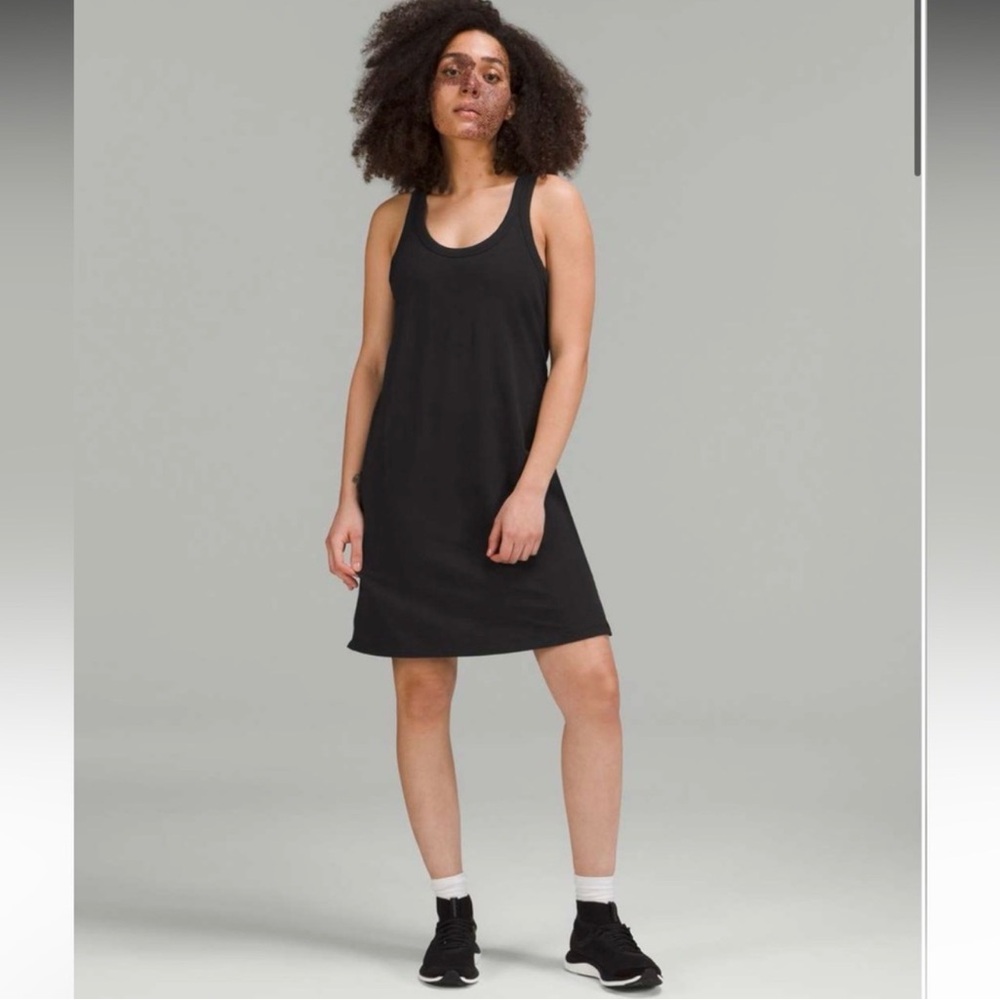 Lululemon Athletica Black scoop dress